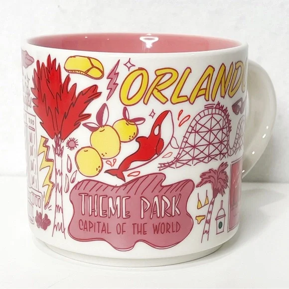 Starbucks Orlando Been There Series Across The Globe Collection Coffee Mug City - Picture 4 of 8